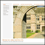 Screen shot of the Bench Architects Ltd website.