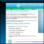 Screen shot of the Kdp Virtual Assistant website.