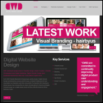 Screen shot of the Digital Website Design website.