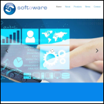 Screen shot of the Softaware Solutions website.