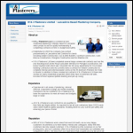 Screen shot of the W & J Plasterers Ltd website.