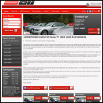 Screen shot of the Horsepower Cars website.