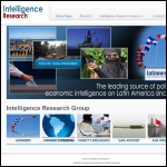 Screen shot of the Intelligence Research Ltd website.