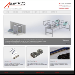 Screen shot of the AMF Engineering Developments website.