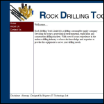 Screen shot of the Rock Drilling Tools Ltd website.