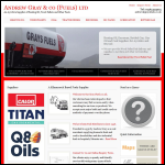 Screen shot of the Andrew Gray & Co (Fuels) Ltd website.
