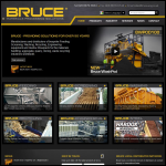 Screen shot of the Bruce Engineering website.