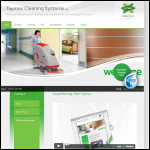 Screen shot of the Taymec Cleaning Systems Ltd website.