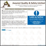 Screen shot of the Aqs Ltd website.