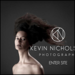 Screen shot of the Kevin Nicholson Photography website.