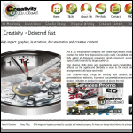 Screen shot of the Creativity Unlimited website.