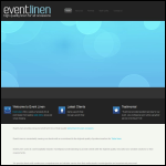 Screen shot of the Event Linen website.
