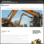 Screen shot of the Demolition & Salvage Ltd website.