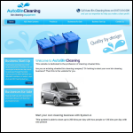 Screen shot of the Auto Bin Cleaning website.