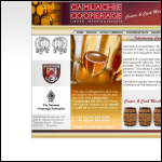 Screen shot of the Camlachie Cooperage Ltd website.