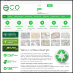 Screen shot of the Eco Waste & Recycling website.