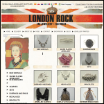Screen shot of the London Rock website.