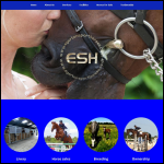 Screen shot of the Egerton Sport Horses website.