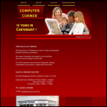 Screen shot of the P C S Computer Supplies & Computer Corner website.