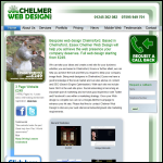Screen shot of the Chelmer Web Design website.