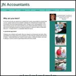 Screen shot of the Jn Accountants website.