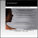 Screen shot of the Steamist website.