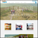 Screen shot of the Rock & Rapid Adventure Centre website.