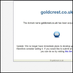 Screen shot of the Goldcrest Post-production Facilities website.