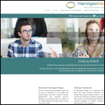 Screen shot of the Harrington Morgan Ltd website.