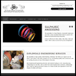 Screen shot of the Explomould Engineering Services Ltd website.