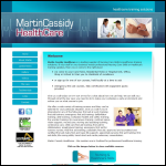 Screen shot of the Martin Cassidy Healthcare Training website.