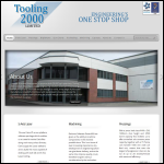 Screen shot of the Tooling (2000) Ltd website.
