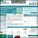 Screen shot of the Find A Fuel Supplier Ltd website.