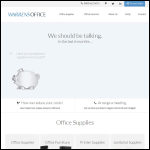 Screen shot of the Warrens Office Ltd website.