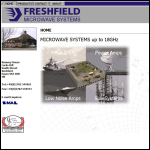 Screen shot of the Freshfield Microwave Systems Ltd website.