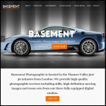 Screen shot of the Basement Photographic website.