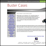 Screen shot of the Buster Cases website.