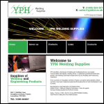 Screen shot of the Y P H Welding Supplies website.