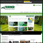 Screen shot of the Turner Groundscare website.