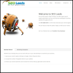 Screen shot of the Seo Leeds website.