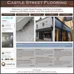 Screen shot of the Castle Street Flooring website.