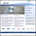 Screen shot of the Ecr Global Ltd website.