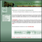 Screen shot of the Veterinary Immunogenics website.