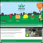 Screen shot of the Positive Safety Training Ltd website.