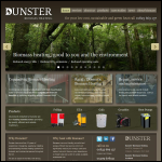Screen shot of the Dunster Biomass Heating website.
