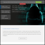 Screen shot of the Cryptzone Uk Ltd website.