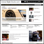 Screen shot of the Global Style Studio website.
