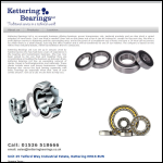 Screen shot of the Kettering Bearings Ltd website.