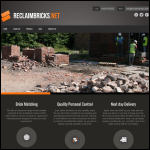 Screen shot of the Reclaim Bricks website.