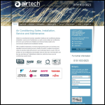 Screen shot of the Airtech Cooling Services Ltd website.